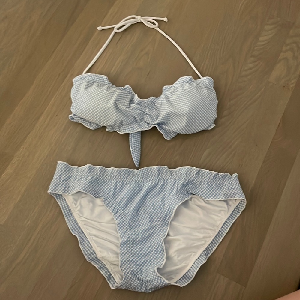 Shoshanna gingham bikini like new